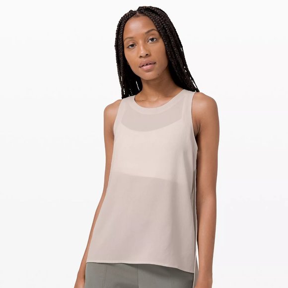 Lululemon Pale Pink/ Purple Tank Top Like New Sz 6 - Picture 2 of 10